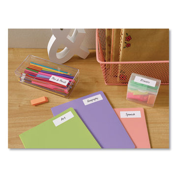 Avery® Easy Peel White Address Labels W- Sure Feed Technology, Inkjet Printers, 1 X 2.63, White, 30-sheet, 100 Sheets-box freeshipping - TVN Wholesale